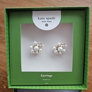 kate spade Gold and Pearl Earrings